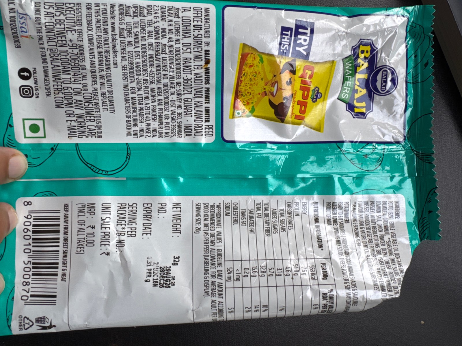 CRUNCHEX Cream & Onion Flavour pack