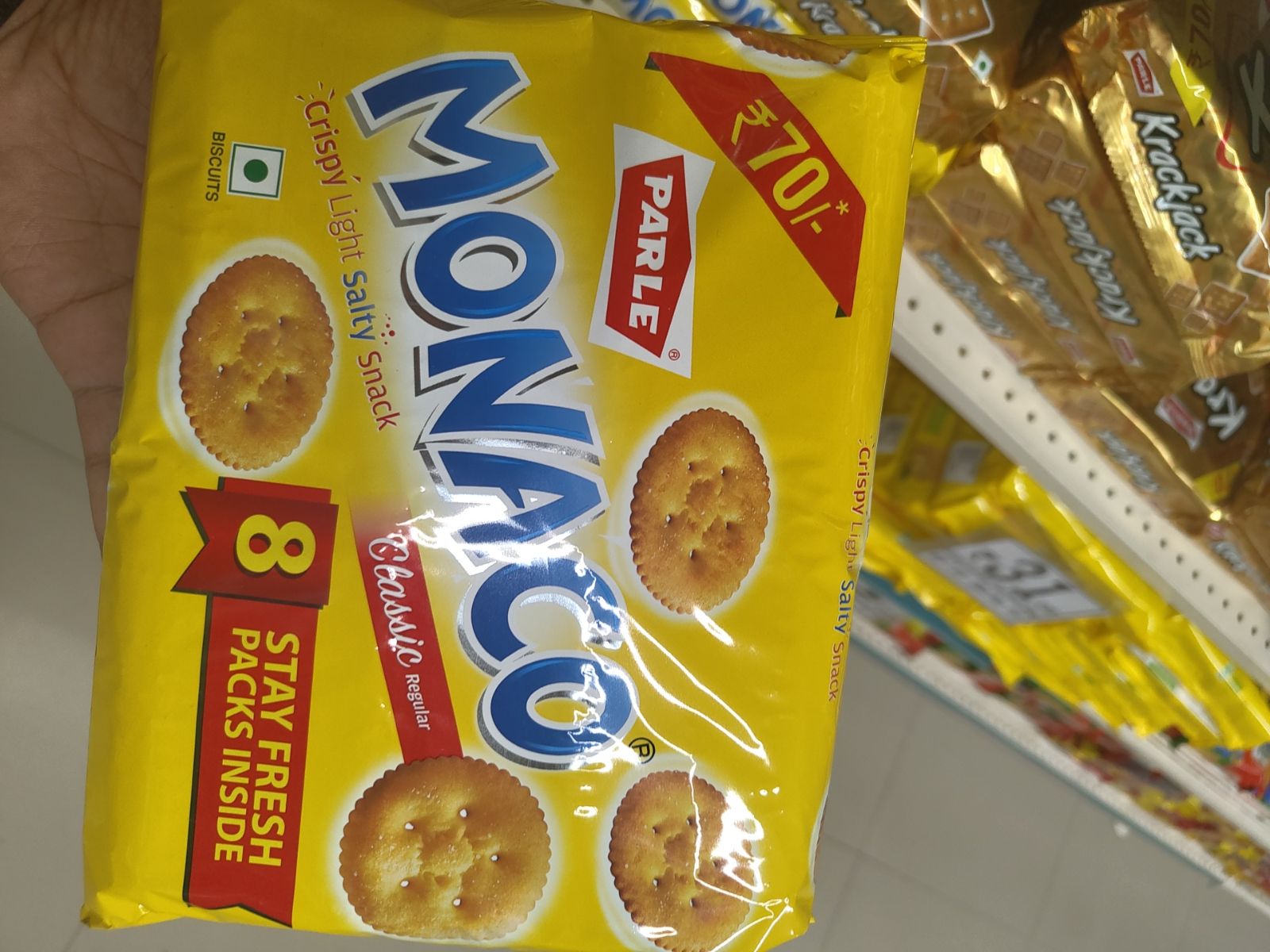 MONACO Classic Regular - SALTED SNACK pack