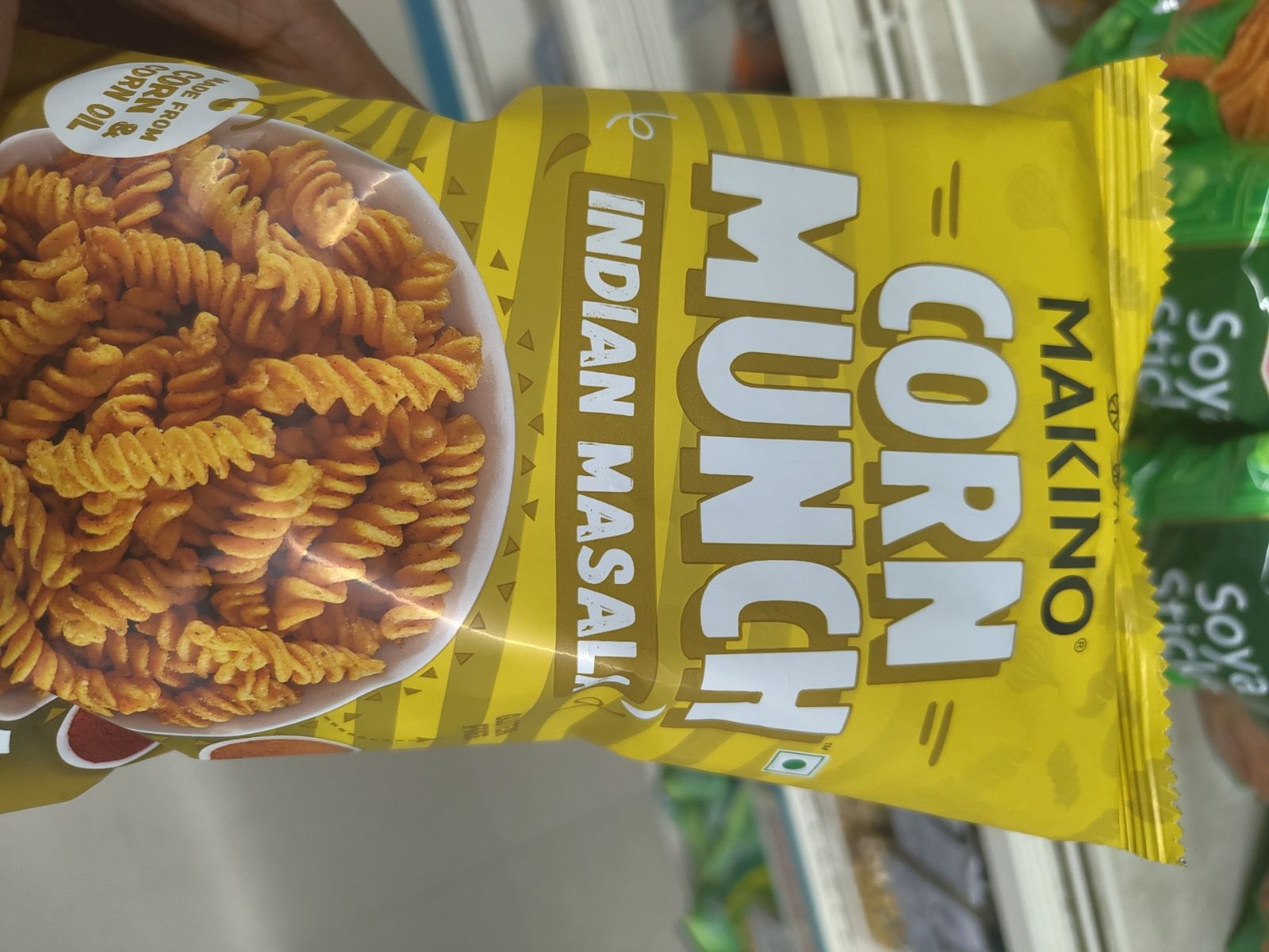 CORN MUNCH INDIAN MASALA pack
