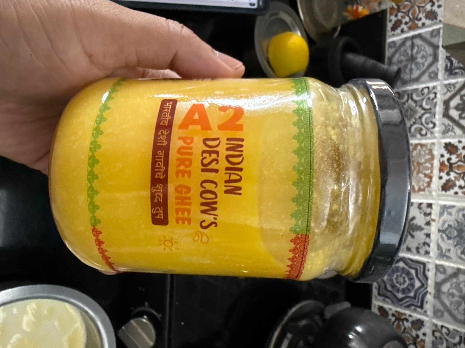 A2 INDIAN DESI COW'S PURE GHEE pack